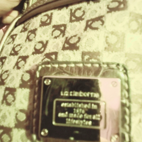 Liz Claiborne animal print satchel purse - Picture 10 of 10